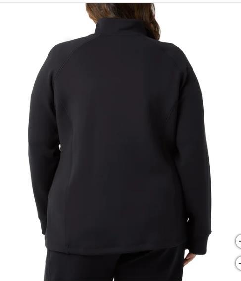 32 Degrees Womens Jacket Black Full-Zip Pockets Stretch Active Workout Gym Soft Item image 8