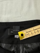 Focus 2000 Woman’s Rear Zipper & Slit Pull-On Black Poncil Skirt Size 8 Waist 32 image 5