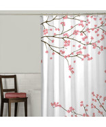 Cherry Blossom Polyester Fabric Shower Curtain - £43.26 GBP