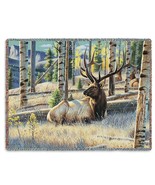 54x72 ELK Buck Mountain Wildlife Tapestry Afghan Throw Blanket  - €53,84 EUR