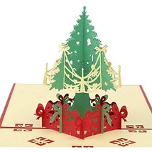ElementDigital 7 Pack 3D Christmas Tree Pop Up Card -- Christmas Greetin... - £9.68 GBP