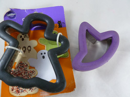 Witchs Hat &amp; Ghost Cookie Cutters Wilton Comfort Grip Stainless Steel - $15.83