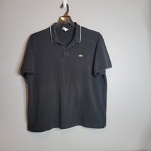 Lacoste Polo Shirt Mens 9 XL Black Golf Outdoors Alligator Adult Rugby C... - $12.99