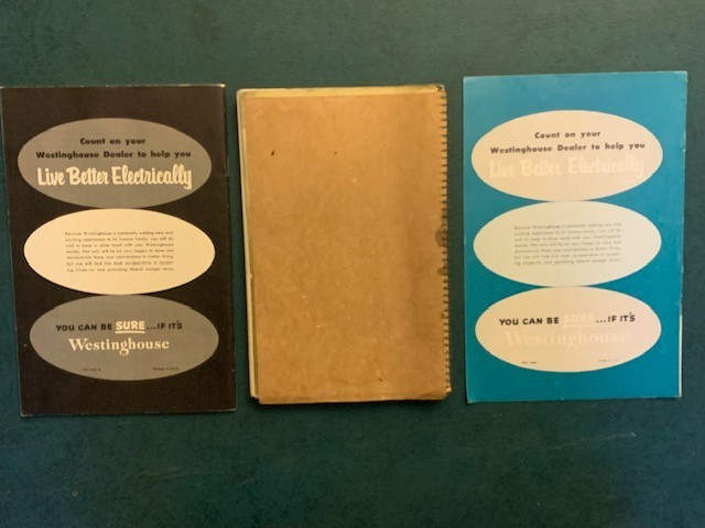 Vintage Lot Westinghouse Appliances Book/Manuals - Freezer and Range Item image 2