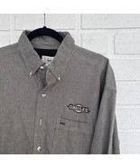 Vintage Baltimore Orioles Button Up Shirt  Mens XL Gray (Read Description) - £18.50 GBP