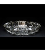 Vintage Clear Cut Glass Ashtray - $170.55 MXN
