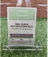 2025 Topps Heritage - Jackson Merrill Jackson Chourio (#DPMCR-MC) Dual R... - $739.61 MXN