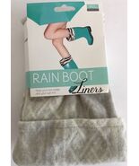 Rain Boot Liners-Gray Animal-Size M/L 8-10-Keep Your Toes Toasty-SHIPS N... - $268.85 MXN