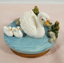 Candle Capper Jar Topper Swan Design Standard Size Our America - $13.99