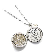 Hidden Message Locket Necklace Gifts for Grandma Gift Nana - £43.59 GBP