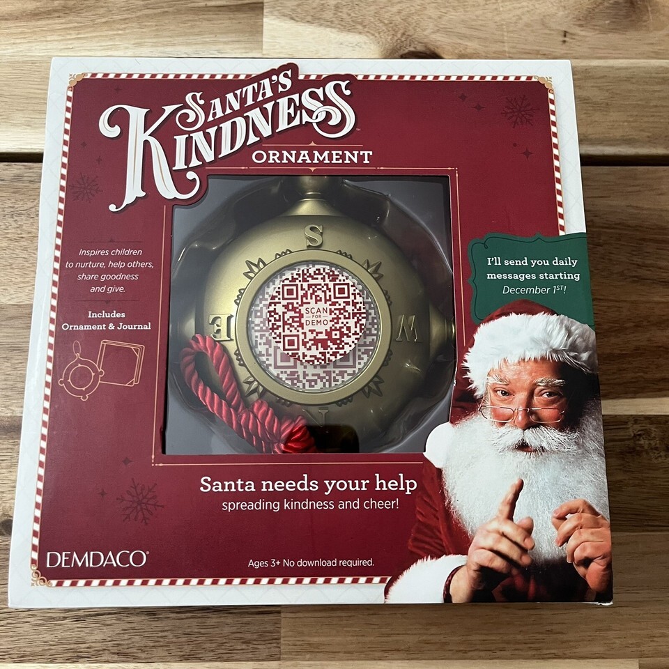 Santas Kindness Christmas Ornament Interactive QR Code Includes Writing ... - $16.14 Santas Kindness Christmas Ornament Interactive QR Code Includes Writing ... - $16.14