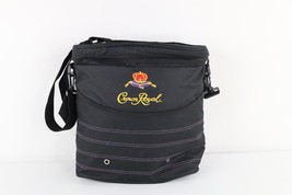 Vintage Spell Out Crown Royal Whiskey Insulated Cooler Shoulder Strap Bag Black - £34.87 GBP