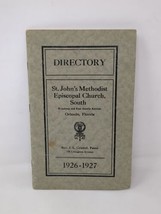 St John&#39;s Methodist Episcopal Church Orlando Florida Advertising Directory VTG - $50.01