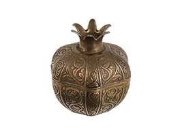 LaModaHome Copper Big Pomegranate Sugar Bowl for Home, Kitchen and Wedding Party - £18.94 GBP