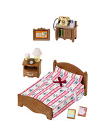 2 Sylvanian Families Sets - Telephone and Semi-Double Bed Sets Sold Toge... - £20.18 GBP