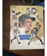 1979 Milwaukee Brewers vs Minnesota Twins Program Scorecard Loos Cover S... - £11.74 GBP