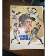 1979 Milwaukee Brewers vs Minnesota Twins Program Scorecard Loos Cover S... - $285.40 MXN