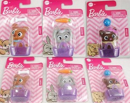 Barbie Animal Pretend Play Mattel Toy Lot Kitten Dog and Their Toy Accessory - £14.35 GBP