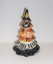 Fenton Glass Halloween Trick or Treat Tree Figurine Black Cat LE #9/20 K Barley - £219.80 GBP