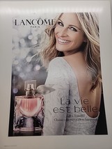 Julia Roberts Lancome Paris 2014 Print Ad Perfume La Vie Est Belle Advertisement - £7.91 GBP