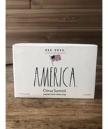 Rae Dunn America - American Flag CITRUS SUMMIT Bar Soap 8oz - Triple Milled - £9.63 GBP