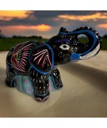 Talavera Pottery Art Ceramic Elephant Figurine Piggy Money Bank Hand Pai... - $40.60 CAD