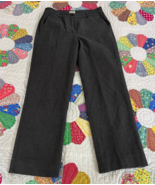 L.L. Bean Size 10 classic Fit Gray Lined Cotton Flannel Trousers Comfort... - $460.26 MXN