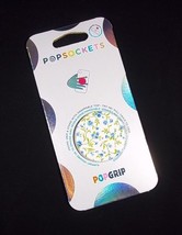 Popsockets PopGrip Blue Ditsy Swappable Top Phone Grip NEW - £8.51 GBP