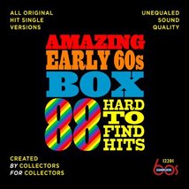 Amazing Early 60s Box: 88 Hard-To-Find Hits / Various [Audio CD] Various... - £19.41 GBP