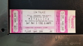 METALLICA - VINTAGE MAY 9, 1992 COW PALACE DALY CITY MINT WHOLE CONCERT ... - $30.00