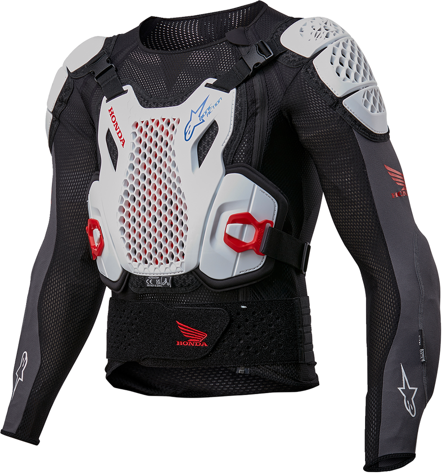 Alpinestars Mens Bionic Plus V2 Protection Jacket Black/White/Red Lg - $229.95