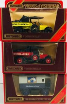 Set of 3 - MATCHBOX Models of Yesteryear - Two 1918 Crossley Trucks &amp; Wa... - $28.66
