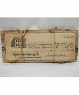 Lot Of (50) 1933 Highland Park Illinois Checks And Receipts - $173.24
