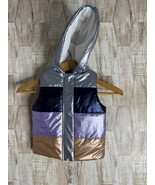 Andy &amp; Evan Hoodie Vest Jacket 2T Toddler Colorful Shiny - $342.71 MXN