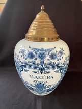 Antique Delft XL Tobacco Jar.  Makuba . Marked bottom - £269.66 GBP