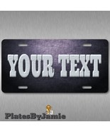 Stone on Stone Font Custom Your Text Personalized Vanity License Plate T... - £14.05 GBP