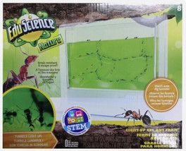 ToysRus EDU SCIENCE LIGHT UP GEL ANT FARM ILLUMINATED ANTS WATCHER TUNNEL - $503.09 MXN