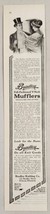 1910 Print Ad Bradley V-Neck Mufflers &amp; Knit Goods Bradley Knitting Delavan,WI - £13.25 GBP