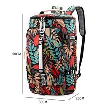 TINYAT Print Leaf Women&#39;s Travel Bag Weekend Travel Backpack Ladies Sports Large - £95.06 GBP