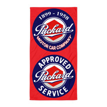 Packard Motor Car Company / Service Custom 30&quot; x 60&quot; Beach Towel - £38.31 GBP