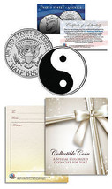 YIN YANG BALANCE HARMONY Keepsake Gift JFK Kennedy Half Dollar US Coin - $221.68 MXN