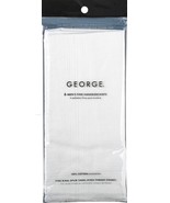 6 Fine Dress Pocket HANDKERCHIEFS 100% ALL COTTON White 15&quot; x 15&quot; Mens G... - $34.64 CAD
