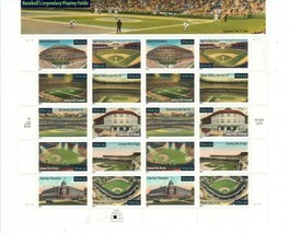 20 Baseball&#39;s Legendary Playing Fields 34¢ Us Ps Stamps Sc 3510-3519 - £15.59 GBP