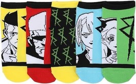 Cyberpunk Edgerunners Character Illustrations Adult 5-Pair Casual Ankle Socks - £11.12 GBP