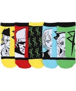 Cyberpunk Edgerunners Character Illustrations Adult 5-Pair Casual Ankle ... - £10.80 GBP