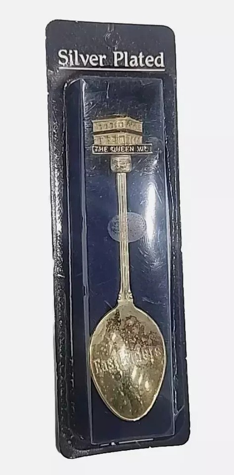 Silver Plated The Queen Vic Collectors Spoon - Elegant Keepsake - $1.49