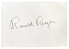 President Ronald Reagan Signature JSA Loa Cup-
show original title

Original ... - £2,325.26 GBP