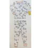 NEW Burt&#39;s Bees Toddler Snug Fit Pajama 2Pc Set Bike &amp; Flowers 18M 24M o... - $17.61 CAD