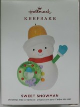 2019 Hallmark Keepsake Ornament Sweet Snowman Limited Edition NIB U5 - £13.58 GBP