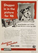 1946 Print Ad American Brakeblok Brake Linings Made in Detroit,Michigan - £13.94 GBP